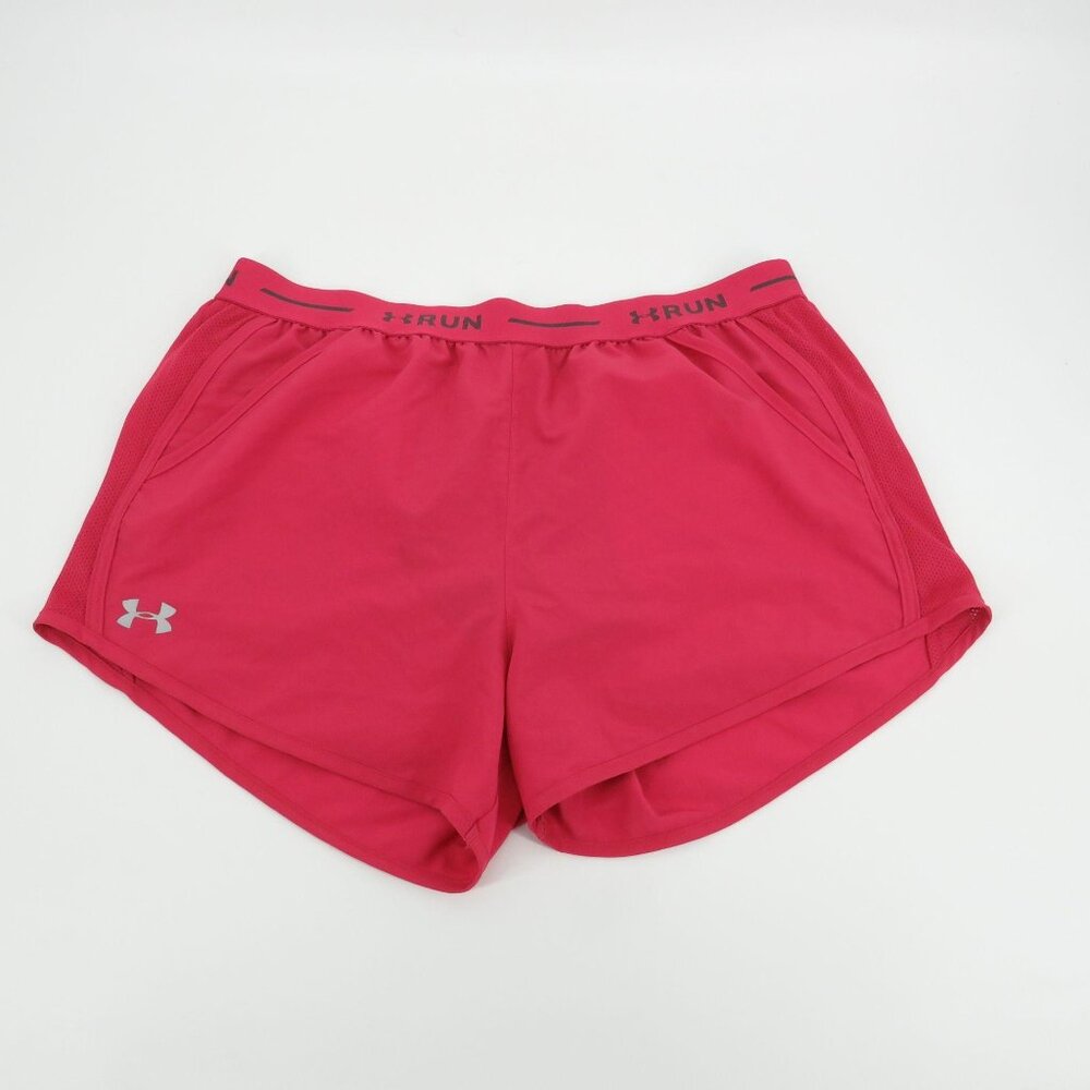 Under Armour Womens Running Shorts Large Dark Pink NWT